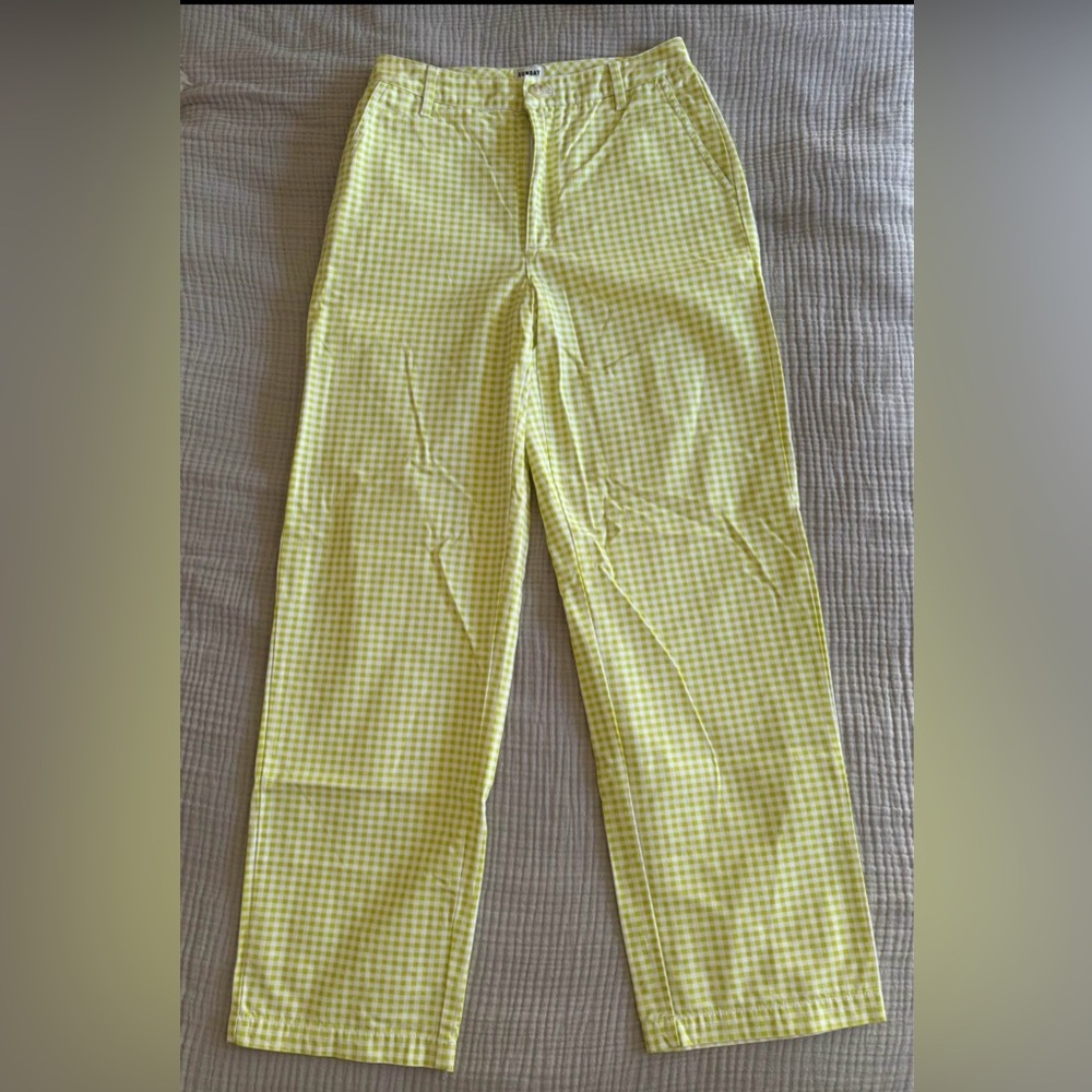 Aritzia Sunday Best Gingham Jaden Pants